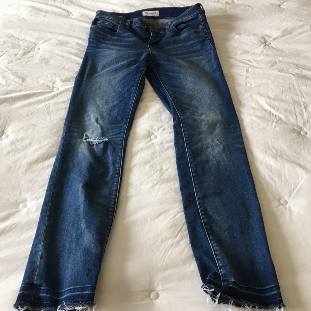 Madewell Alley Straight Jeans.